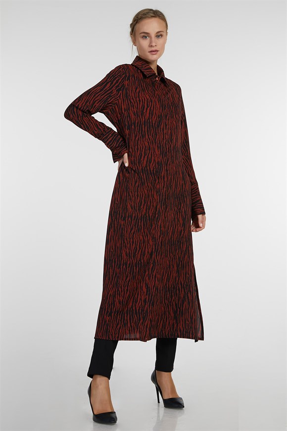Women's Zebra Pattern Tunic