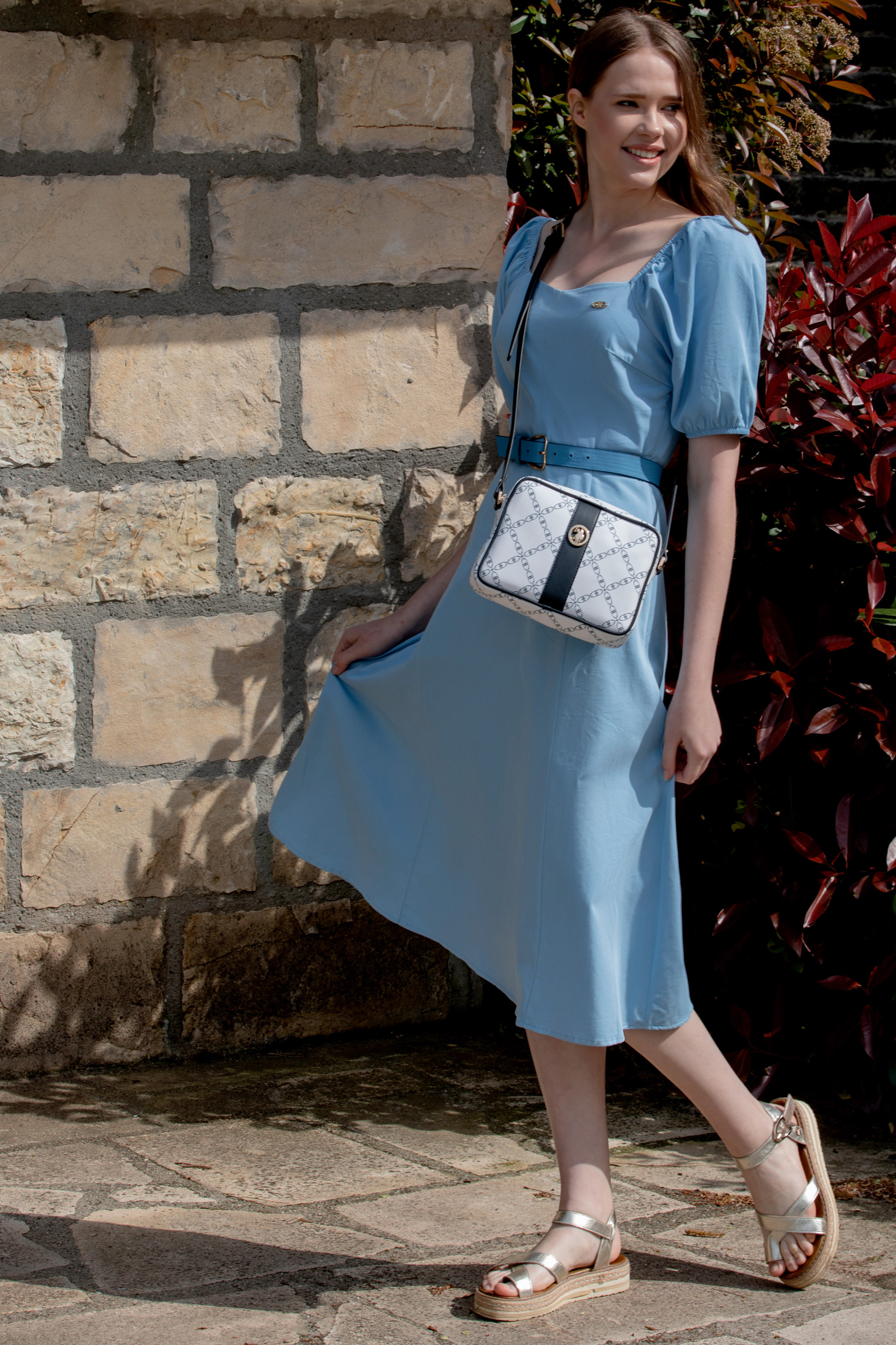 Women's White Shoulder Bag