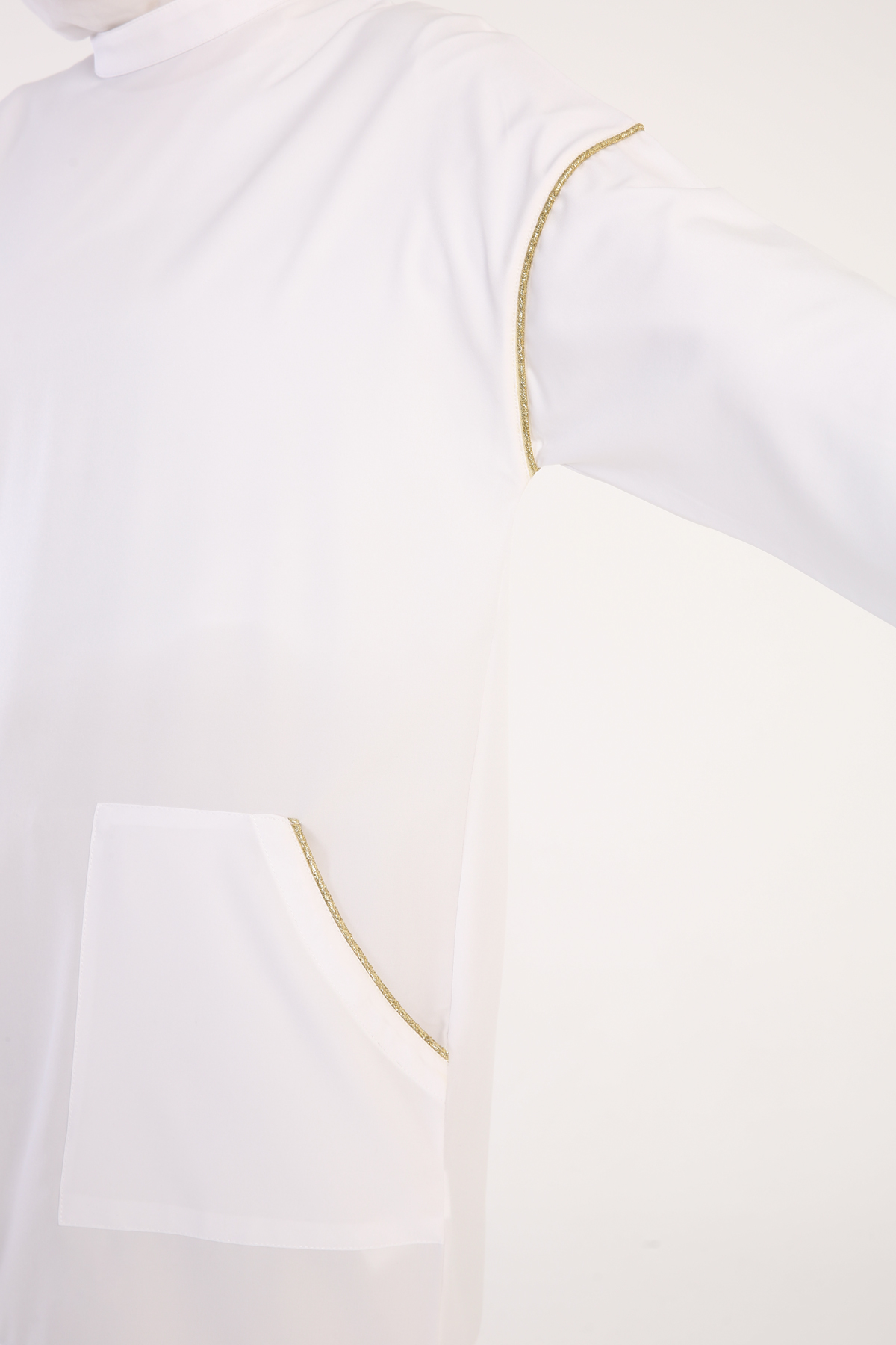 Women's Pocket White Tunic